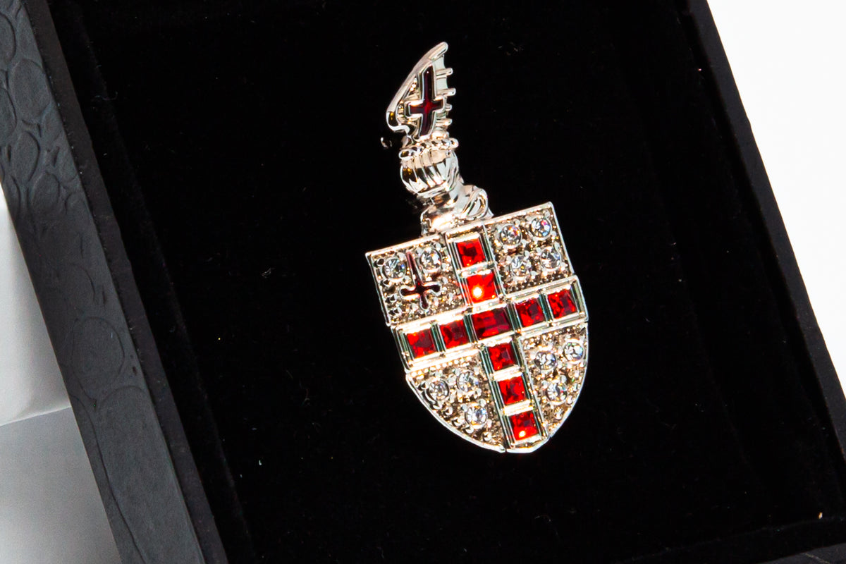 Diamante City of London shield brooch City of London Shop