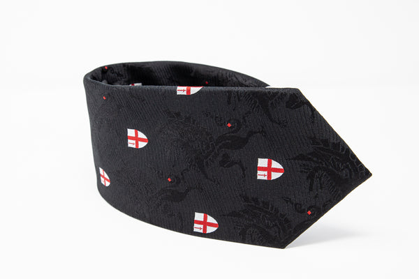Black necktie (100% silk)