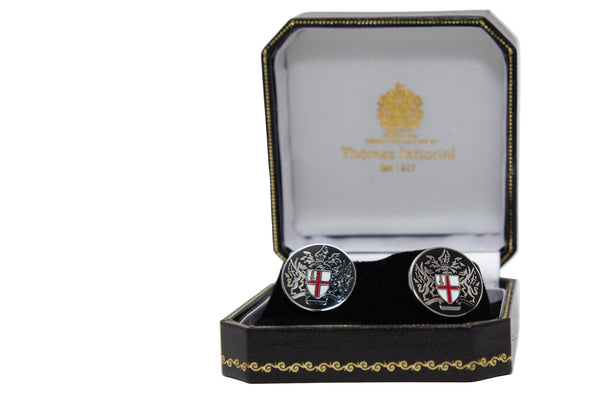 Black City of London Coat of Arms cufflinks