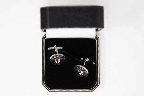 Black City of London Coat of Arms cufflinks