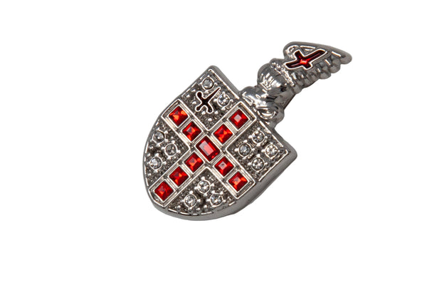 Diamante City of London shield brooch