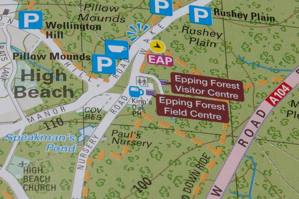 The Official Map of Epping Forest