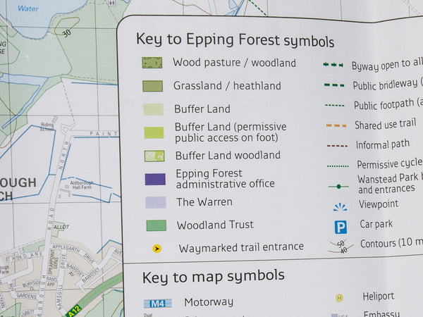 The Official Map of Epping Forest