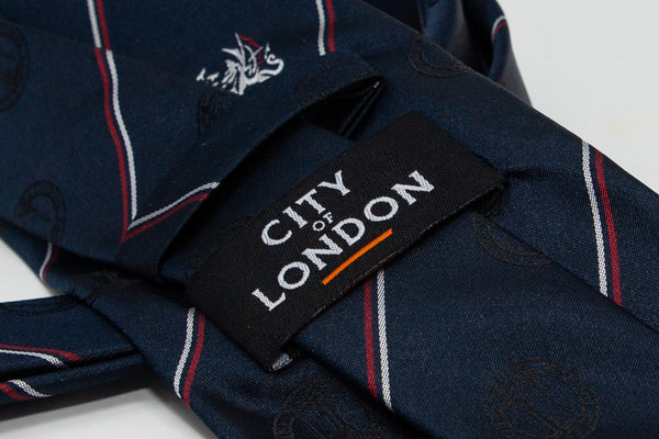 Striped necktie (100% silk)