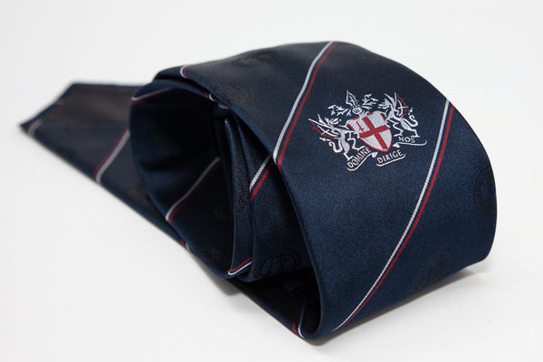 Striped necktie (100% silk)