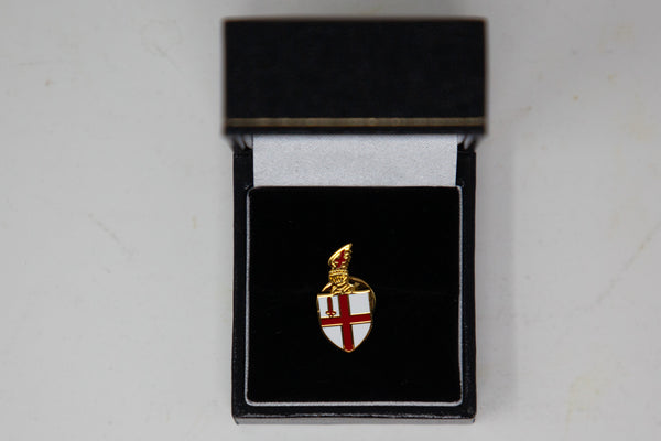 Shield lapel/tie pin