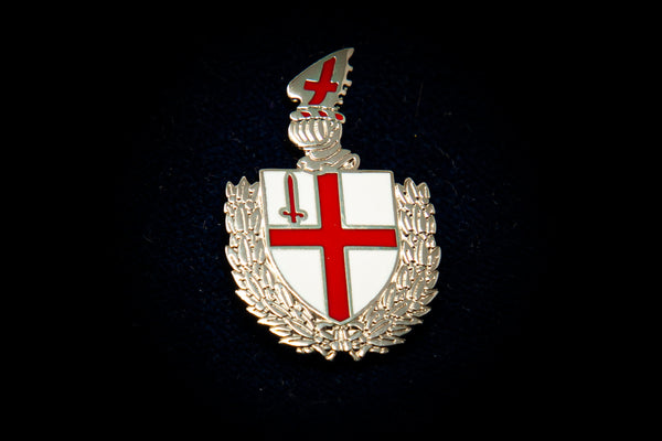 Enamel City of London shield badge/brooch