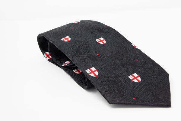 Black necktie (100% silk)
