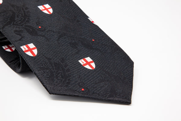 Black necktie (100% silk)