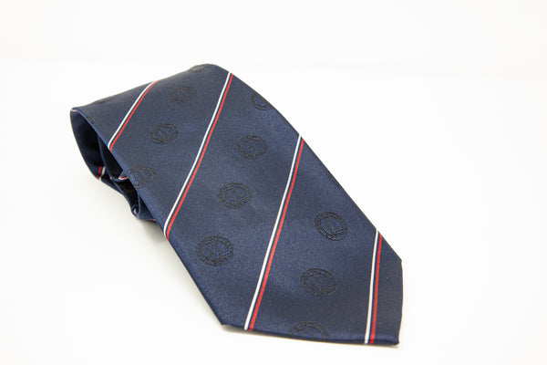Striped necktie (100% silk)